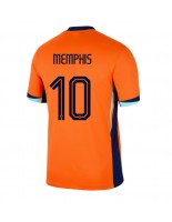 Alankomaat Memphis Depay #10 Kotipaita EM-Kisat 2024 Lyhythihainen